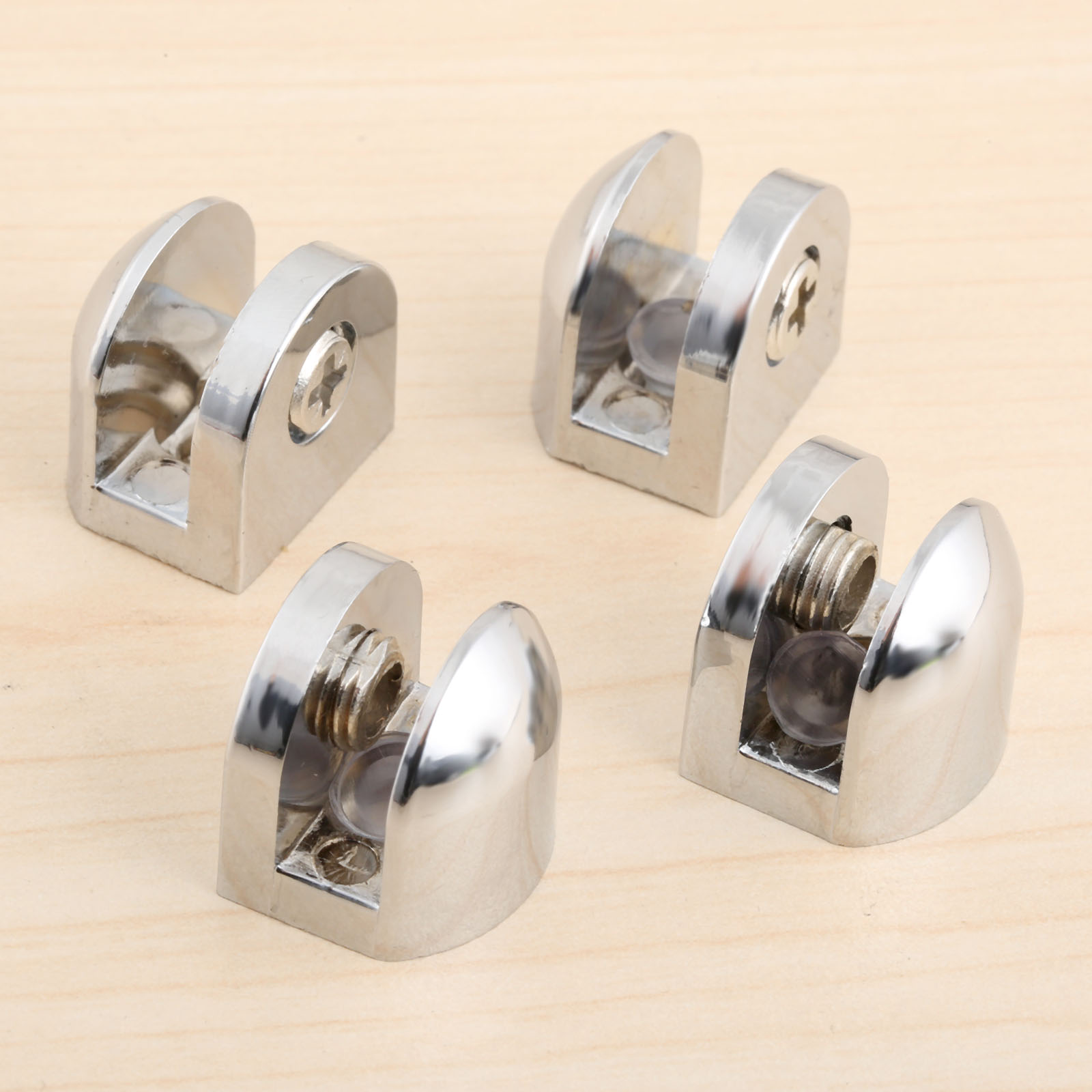 Furniture Hardware Screws - 4 szt./zestaw Regulowane wsporniki półek szklanych