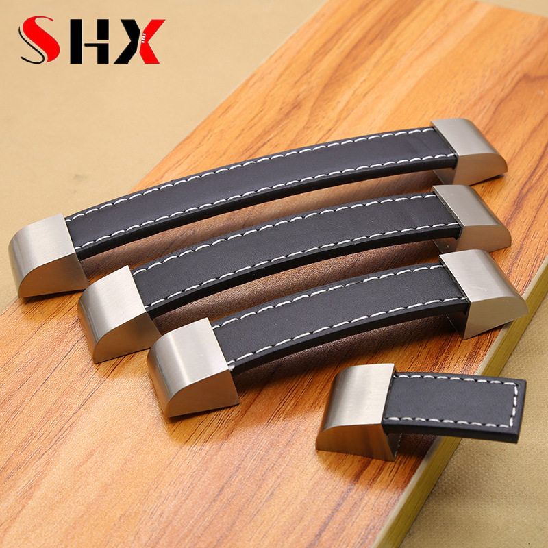 Furniture Grade Hardware - Nowoczesne, wysokiej jakości skórzane uchwyty, gałki