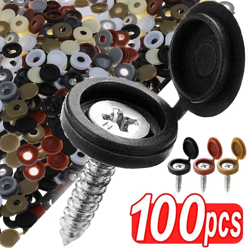 Furniture Hardware Screws - Zawiasowa plastikowa zakrętka Pokrywa składana zatrzaskowa