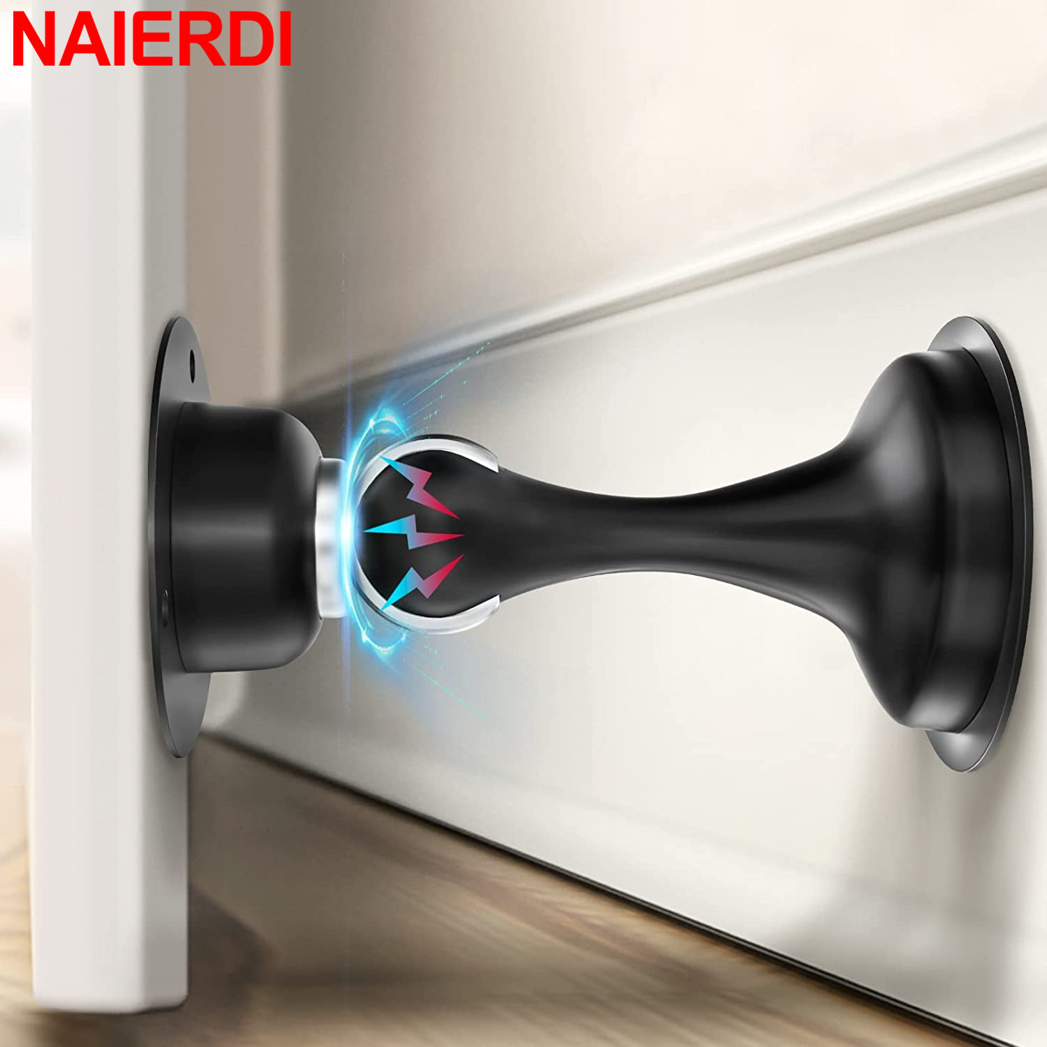 Magnetic Catch Door - NAIERDI 1/2/4PCS Magnetyczny odbojnik do drzwi