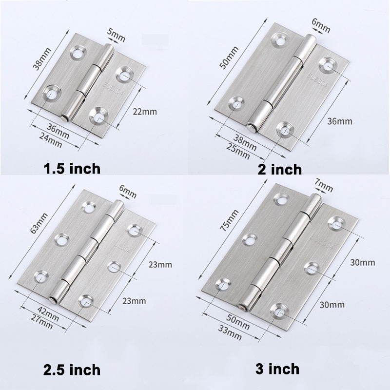 Furniture Hardware Screws - 6-20 szt. Małe Zawiasy do Drzwi