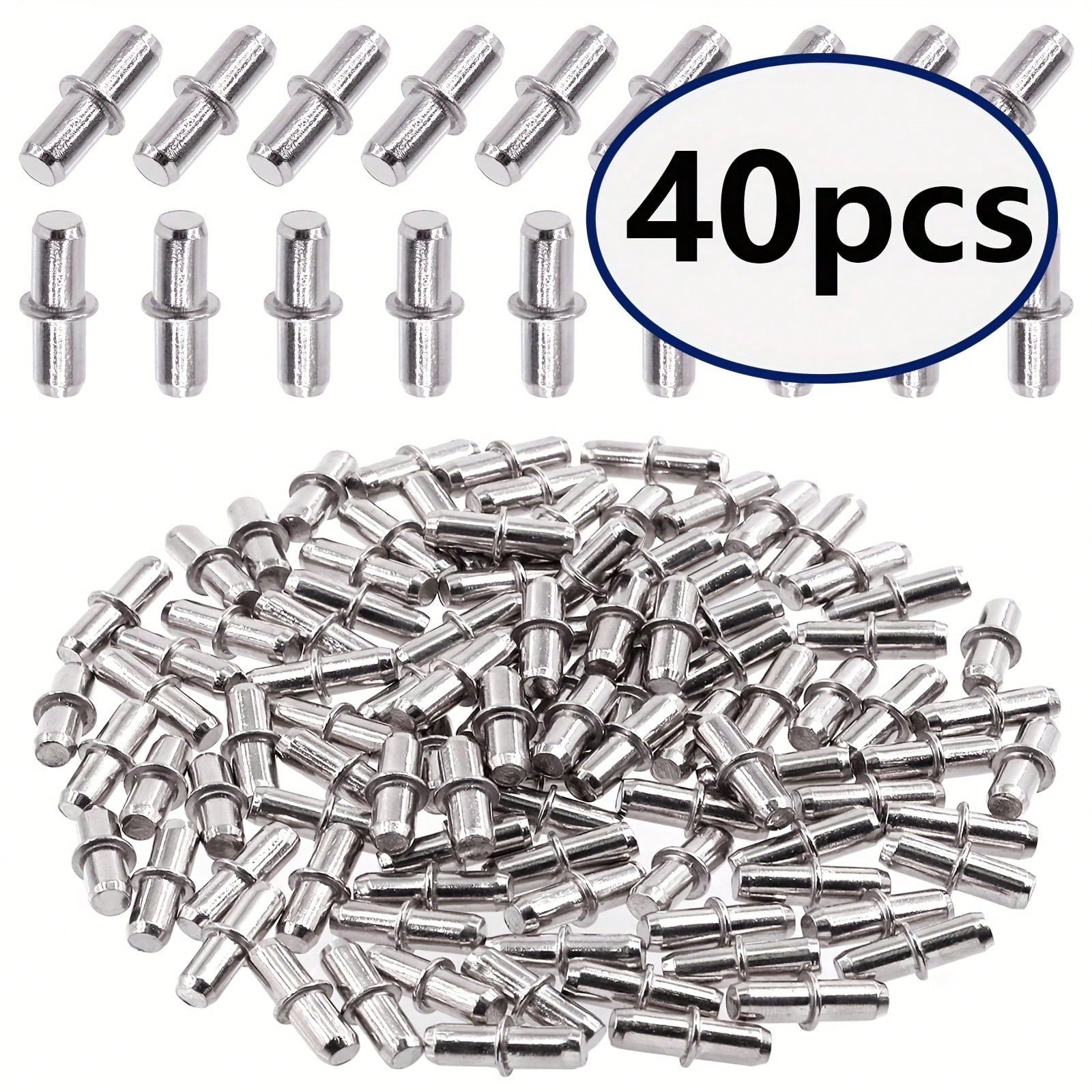 Shelf Peg Support - 40 sztuk kołków do półek, kołki