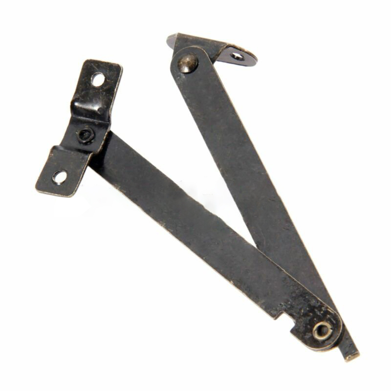 Furniture Hardware Screws - 2 szt. Antyczne brązowe zawiasy wspierające