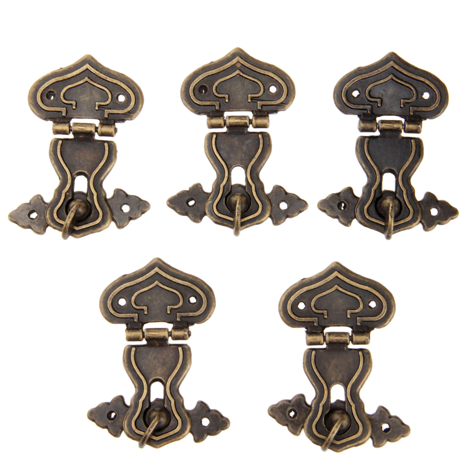 Furniture Hardware Screws - 5 sztuk 63x47mm Antique metalowy zamek