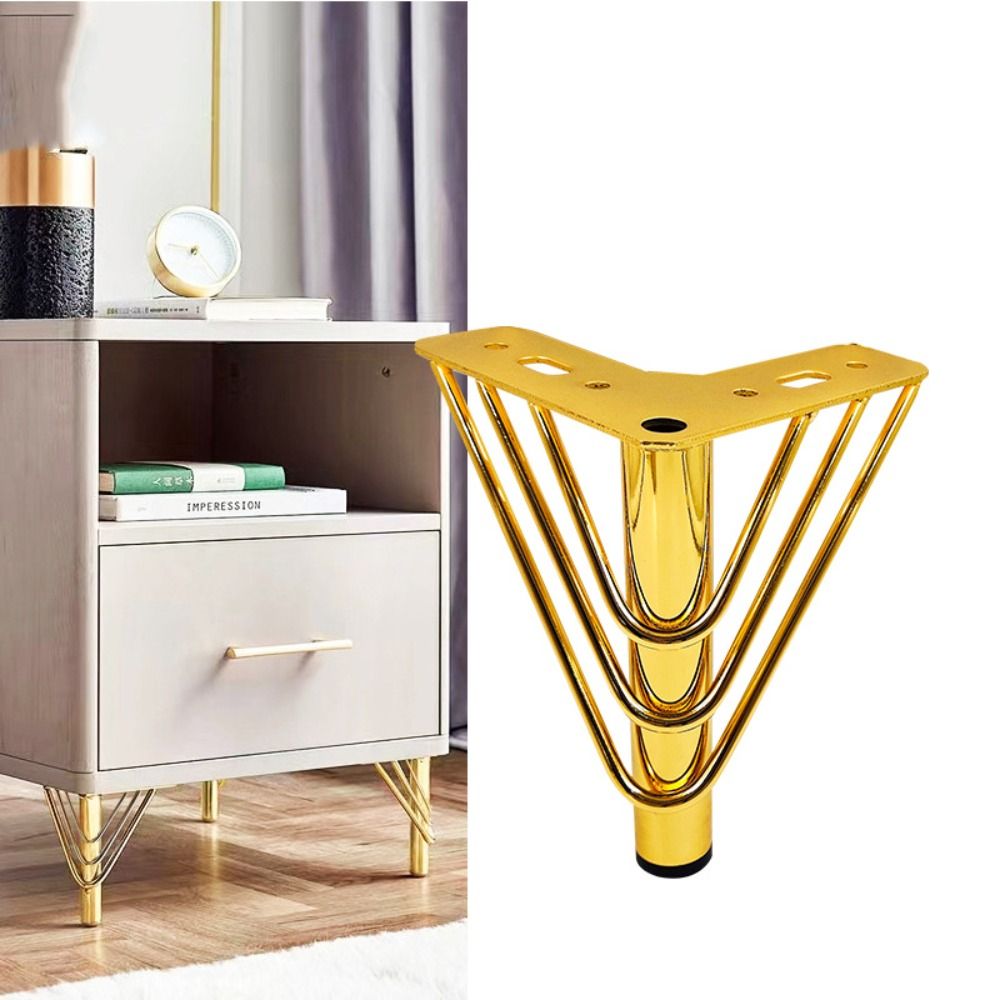 Furniture Hardware Material - Nóżki do mebli w kolorze złotym,