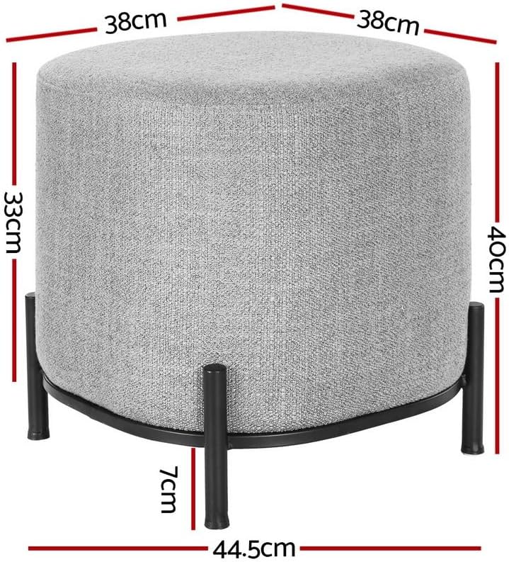 Ottoman, okrągły podnóżek, puf – Furniture Foot Pad recenzja i cena
