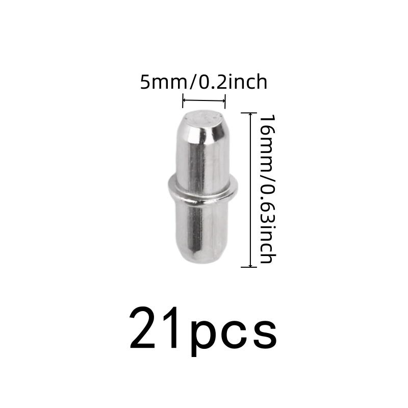 Kołki do regałów 21 szt., komp – Furniture Hardware Material recenzja i cena