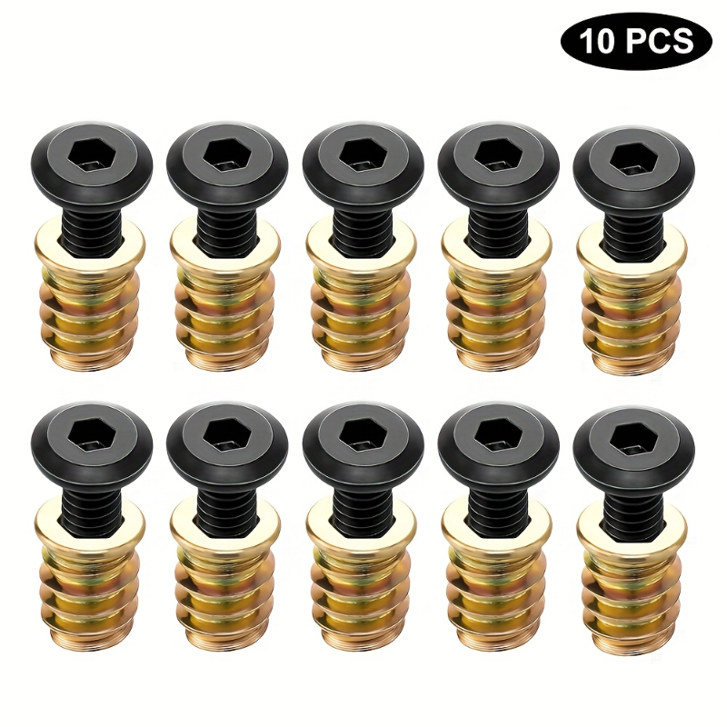 Zestaw 10 szt. gwintowanych wk – Furniture Hardware Screws recenzja i cena