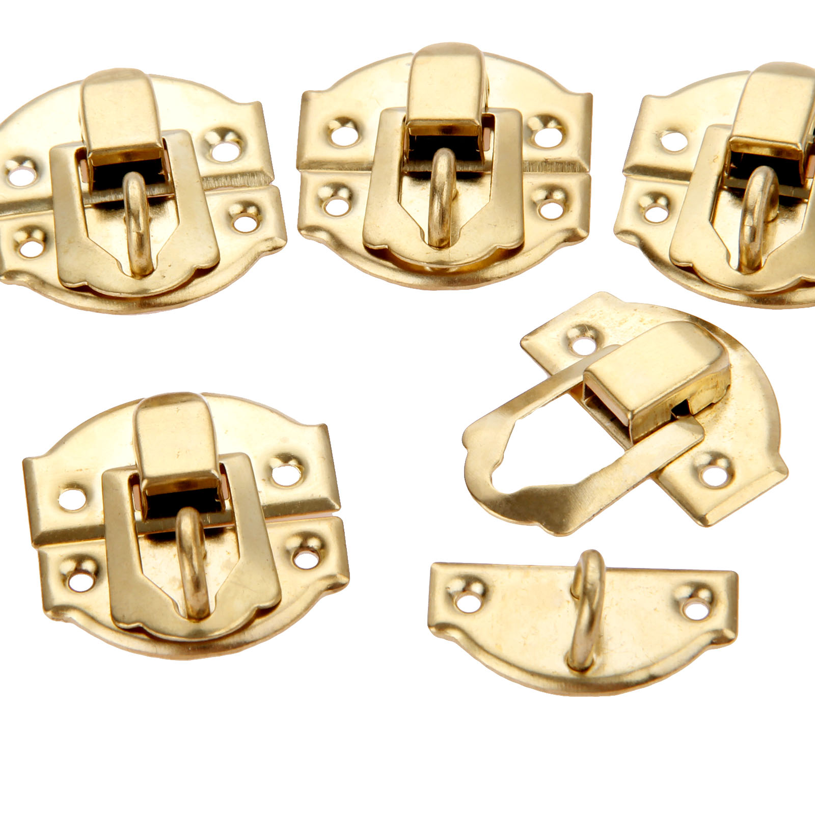 10 szt. Złote Zapięcia Skrzynk – Furniture Hardware Screws recenzja i cena
